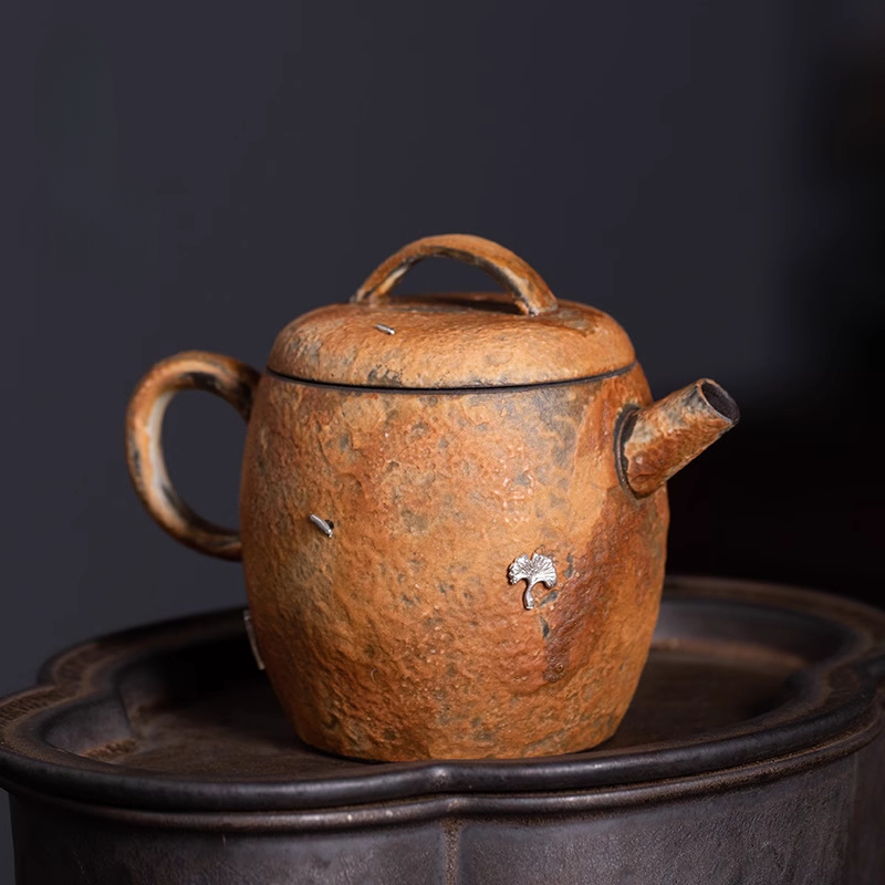 方荀龙泉青瓷复古老岩泥柴烧手工主人杯陶瓷品茗杯个人茶杯子茶碗