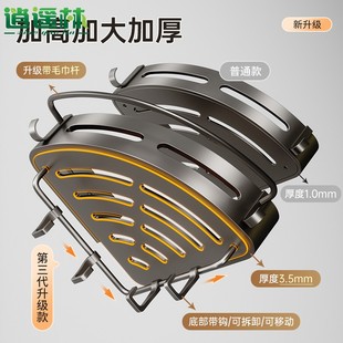 卫生间置物架三角形置物架墙角浴室置物架免打孔厕所厨房壁挂架子