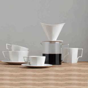 KINTO OCT日本陶瓷咖啡杯套装 马克杯滤杯手冲咖啡滤纸漏斗分享壶