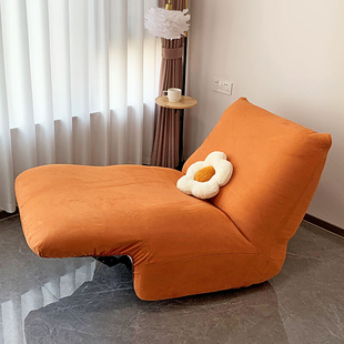 纯色加厚麂皮绒毛毛虫功能躺椅沙发套 弹力全包单人沙发罩防猫抓