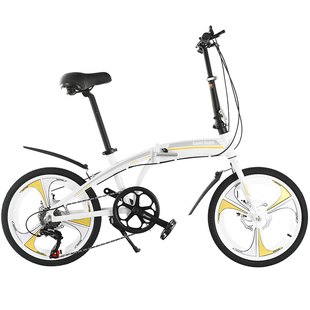 铝合金20寸折叠变速自行车男女成人学生超轻便携式脚踏单车免安装