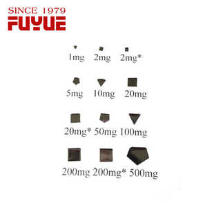 富月E2正品不锈钢标准天平校准砝码单只1mg-500mg电子秤实验室称