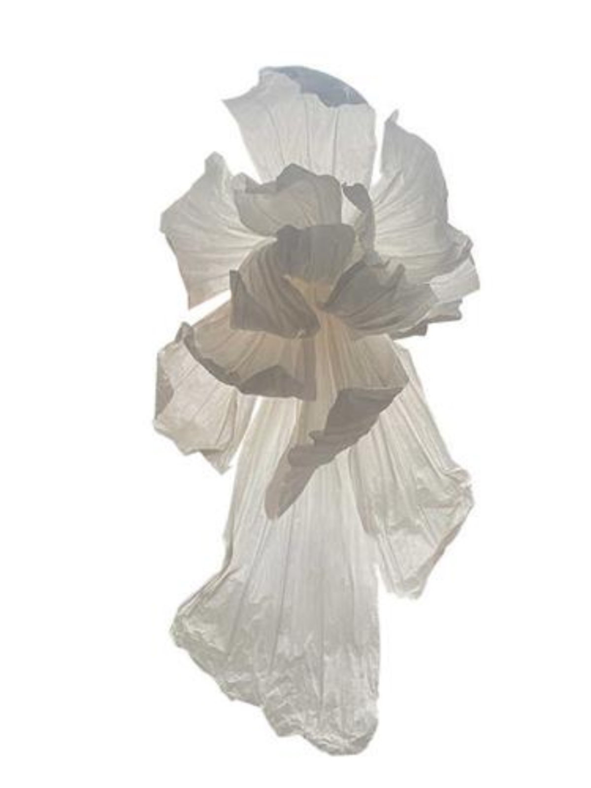 巨型纸艺超大褶皱美塑花婚礼橱窗背景装饰造型纸花手工立体道具花