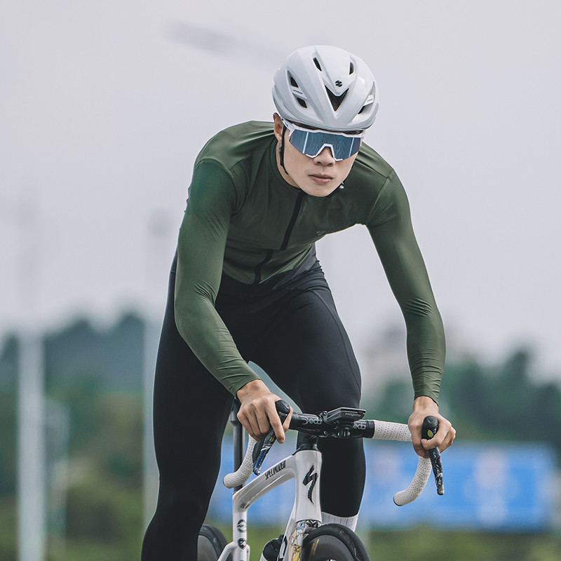 VEOBIKE春秋骑行服男款夏季公路车长袖上衣登山自行车装备单车服