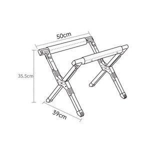 户外保温箱冰箱支架折叠露营收纳箱便携置物架铝合金车载旅行架子