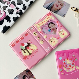 网红card holder kpop 3 Inch Mini Photo Album Photocard Id Ho