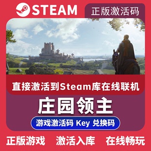 庄园领主 Steam游戏全球区国区激活码CDKEY兑换码电脑游戏pc