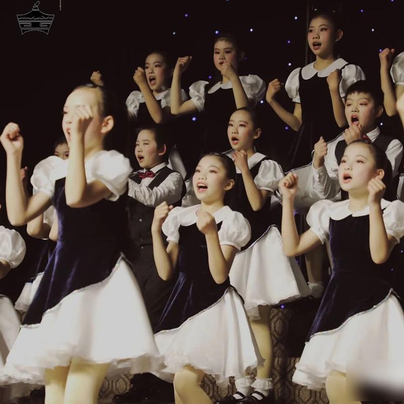 六一合唱演出服儿童中小学生男女童合唱团爱国诗歌朗诵比赛表演服