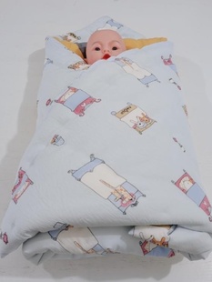 人造棉婴儿纯手工棉花被子包被棉绸抱被隔尿垫小褥子婴儿床垫薄款