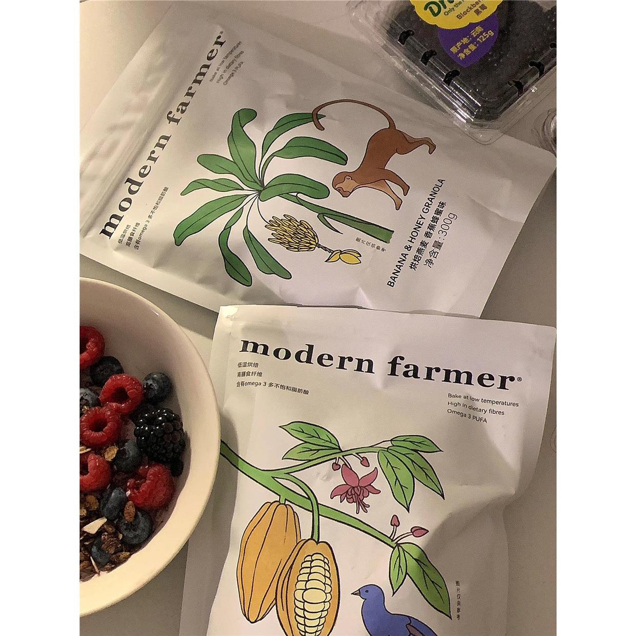 modernfarmer烘焙燕麦香蕉蜂蜜味麦片可可椰子水果早餐冲饮麦片