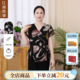 【江南故事】2025新款妈妈装夏季时尚中老年女洋气短袖小衫套装