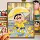 卡通蜡笔小新数字油画diy填色手工动漫填充手绘儿童油彩装饰画