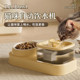 猫咪自动饮水机猫碗狗碗二合一宠物用品防打翻大容量饮水器喂食器