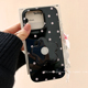 ins韩风甜酷粉色花朵适用苹果iPhone16ProMax手机壳15新款14带支架13小众14promax女15pro硅胶16P少女心全包