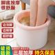 奶呼呼泡脚桶过小腿上班族洗脚按摩去湿气家用带盖保温足浴盆宿舍