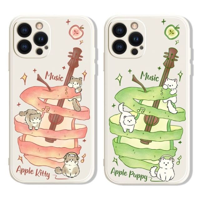 华为nova14软iPhone16promax适用小米15Ultra苹果情侣吉他猫咪13手机壳OPPOFINDX8SPLUS可爱荣耀GT红米TURBO4