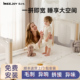 乐小七拼接床婴儿床儿童床榉木升降护栏宝宝床边加宽大人可睡实木