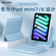 适用ipadmini7代保护壳磁吸保护套ipadmini6保护壳超轻薄带笔槽可拆分放笔全包air4/5/6/7pro11寸二三四2024