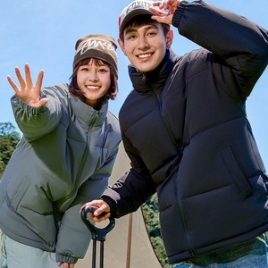 PAOLO DARNLEY秋冬新款保暖立领外套防风休闲运动情侣面包棉服