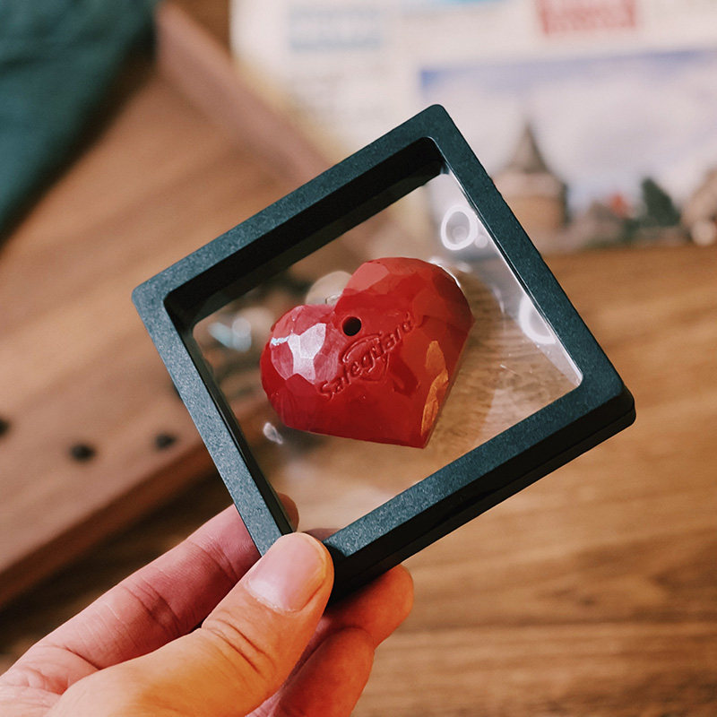 舒肤佳红石榴香皂手工款爱心形车载绑带挂件网红成品网红肥皂