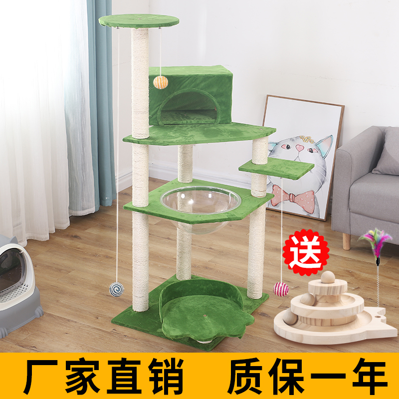 Brooklyn Cat Tree Cat litter Cat tree one large Capsule woodiness Toys Tianzhu villain the Pet/Pet food and supplies , Cat/Dog Toys , Cat Tree category - from Buy2taobao.com to provide professional Taobao agent buy service