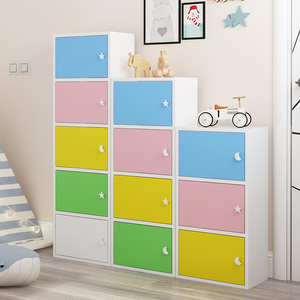 彩色组合柜子图片