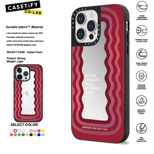 香港代购 CASETiFY Good Things励志标语适用iphone15/14/13/12/11Pro/Max手机壳