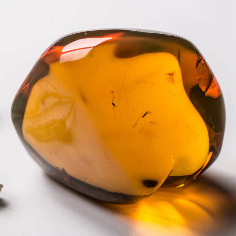 纯天然缅甸琥珀25g【金红珀净水大裸料挂件】收藏级67