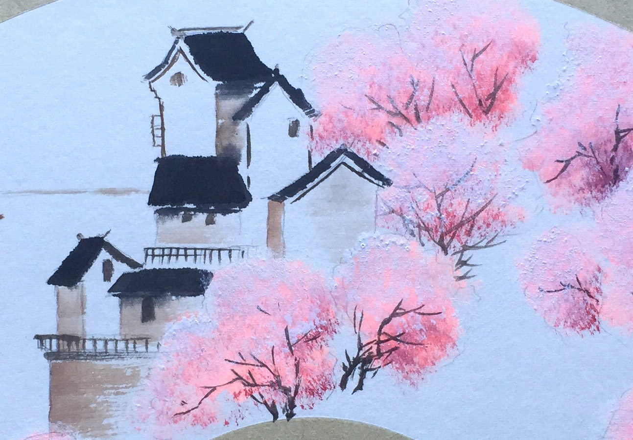 崔翁墅 水彩《春景图》教授,国家一级美术师,可提供合影