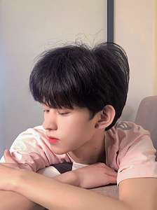 古装假发男发套古风cos黑蓬松斜刘海中分汉服男士头套整顶假发套假发