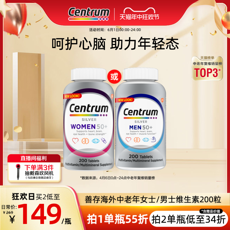 【直播】Centrum善存海外维生