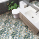 自粘创意厨房防油贴房间改造装饰瓷砖贴纸卫生间浴室防水墙贴地贴