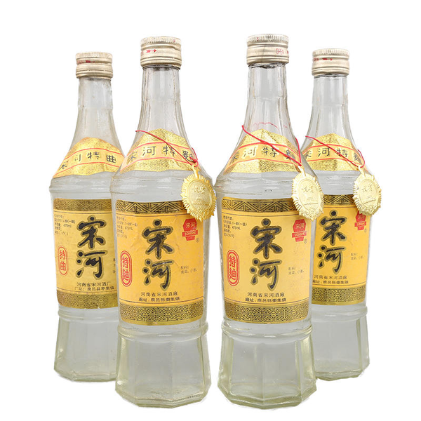 70【河南名酒】1996年 宋河特曲 4瓶 52度 500ml