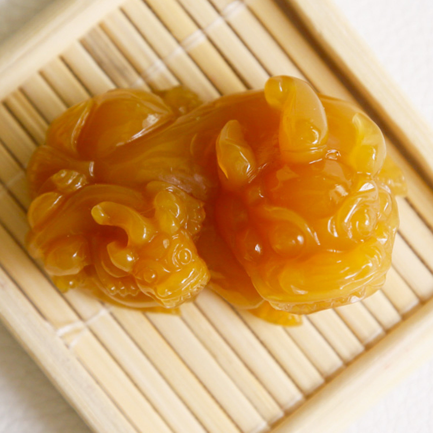 42.79g 鸡油黄招财貔貅把玩件 黄龙玉 fz19-72