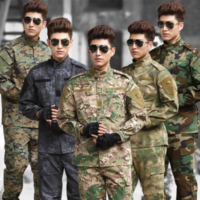 军迷野战套装17全地形迷彩服套装cs作战服美式战术迷彩服作训套装