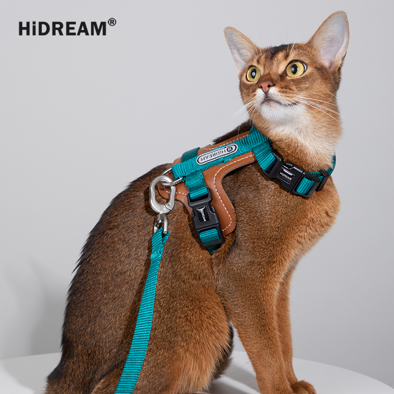 QZee HiDREAM皮革猫胸背