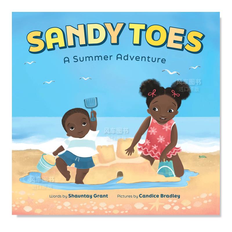 【预 售】桑迪的脚趾：夏天的冒险英文儿童绘本动物生态环保Sandy Toes: A Summer Adventure (a Let’s Play Outside! Book)精装G