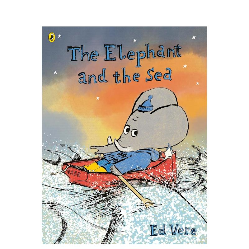 【预 售】大象与大海英文儿童绘本自我认知情绪管理The Elephant and the Sea平装Ed Vere著Puffin Books出版