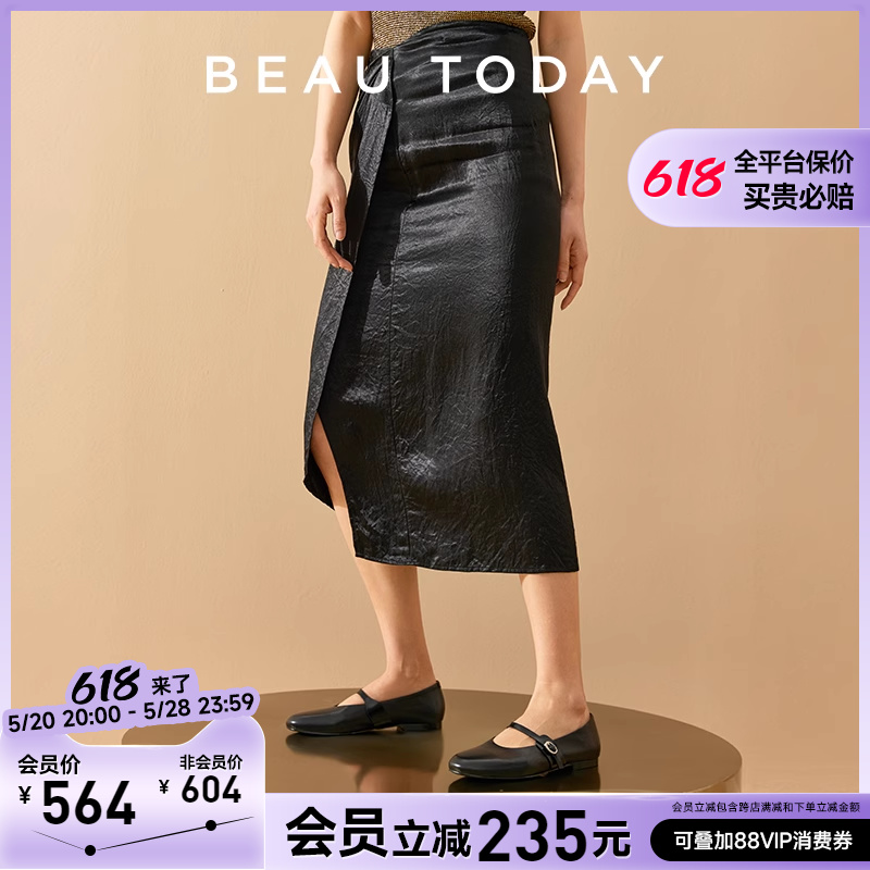 BeauToday平底单鞋女法式玛