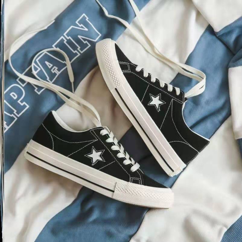 时代少年团万斯精灵宋亚轩张艺兴同款鞋子女ins潮学生加绒帆布鞋