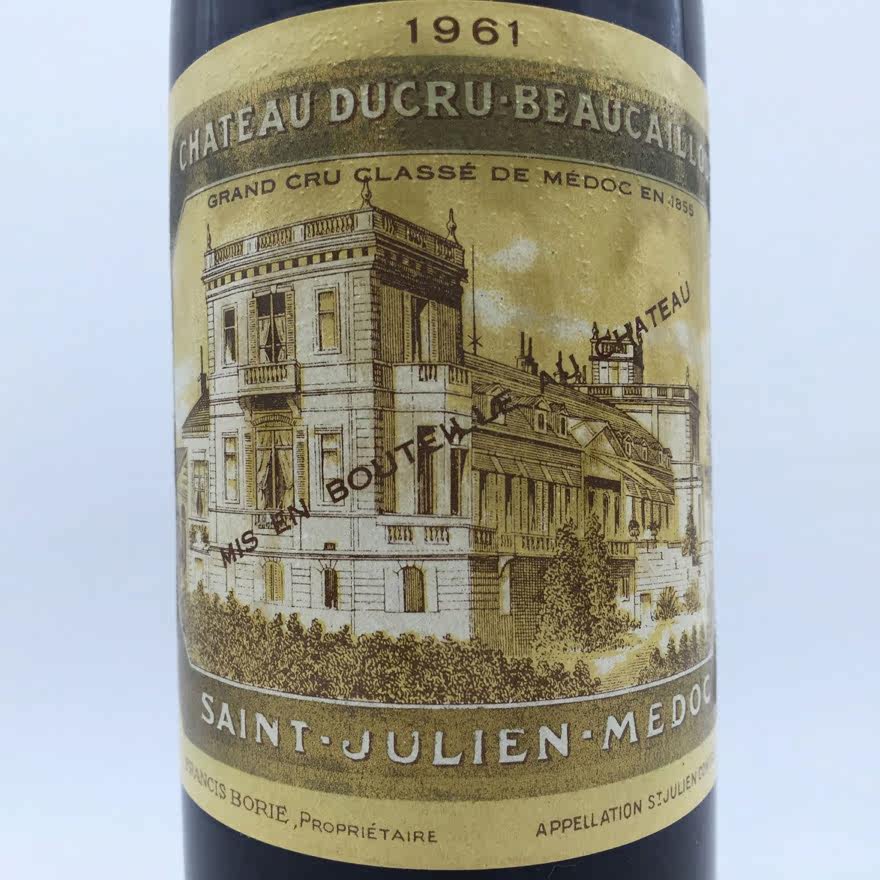 黄金年份1961年宝嘉龙庄园正牌干红葡萄酒