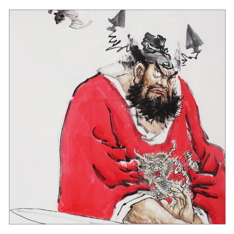 【直供周】 时育林《钟馗赐福》北京美术家协会会员 - 拍卖