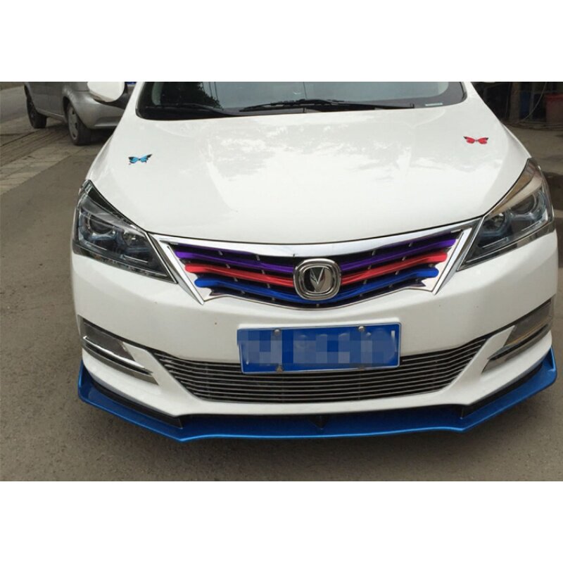 适用于长安悦翔v7改装无标中网大小包围改装前唇前铲前扰前包围