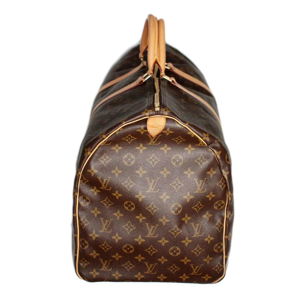 [9.5新]lv 旅行包 中性 pu 老花