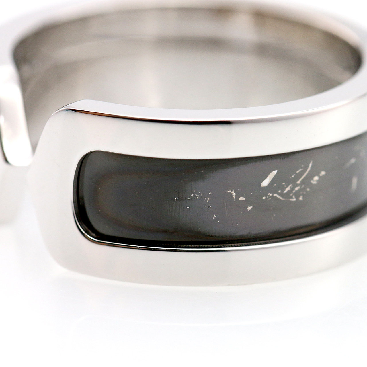 【9.0新】卡地亚 52# 750白金/黑陶瓷 天使之吻 戒指