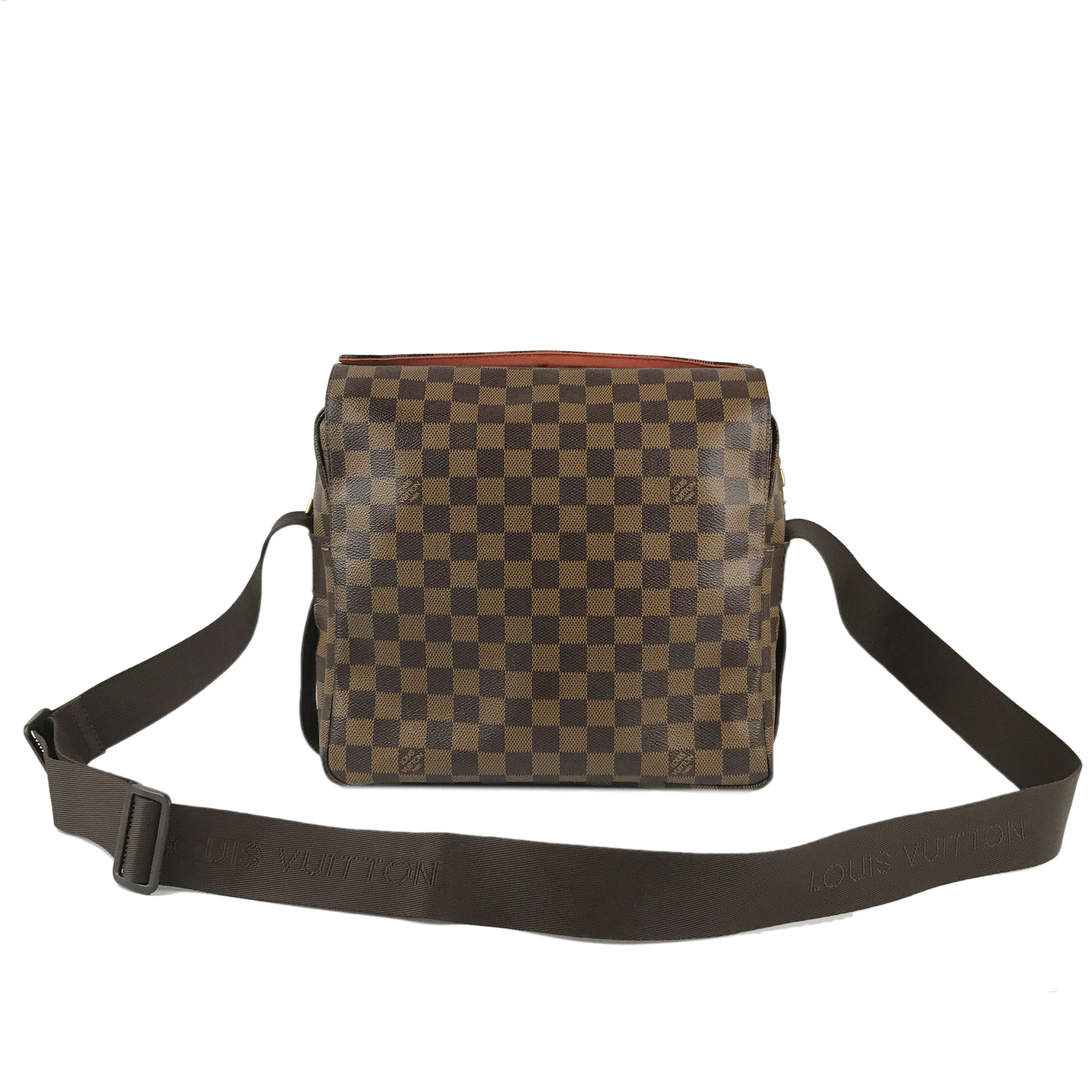 [9.5新]路易威登lv男士单肩包pu棋盘格豆腐包1102