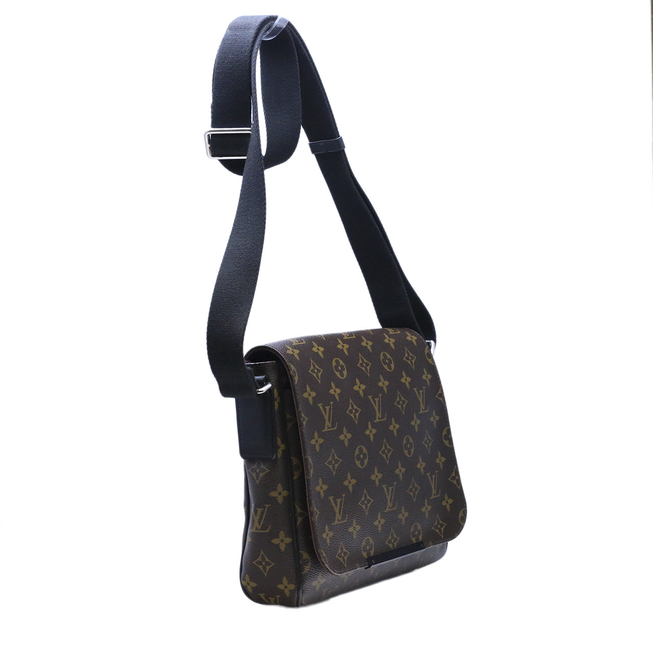 [9.5新]路易威登lv男士单肩包pu经典老花1206