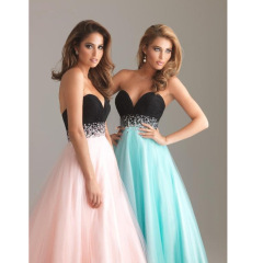 Newest ladies evening dress sexy women ball gown party dress