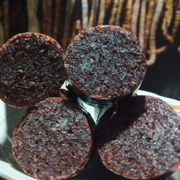 海斌世外桃源张家界特产猪血肠糯米糍粑血灌肠血粑粑2斤