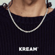 KREAM tennis 基础款百搭网球项链男嘻哈女同款锁骨毛衣链